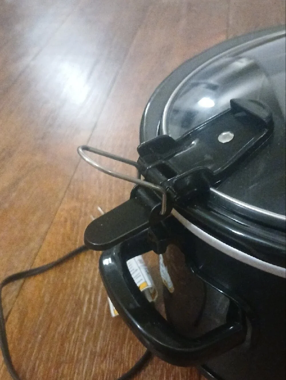 Crock-Pot 6 Quart Black Slow Cooker with Glass Lid